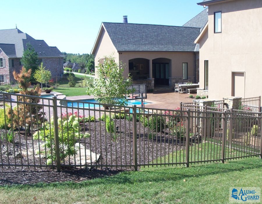 beautiful aluminum fence