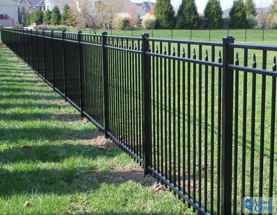 beautiful aluminum fence