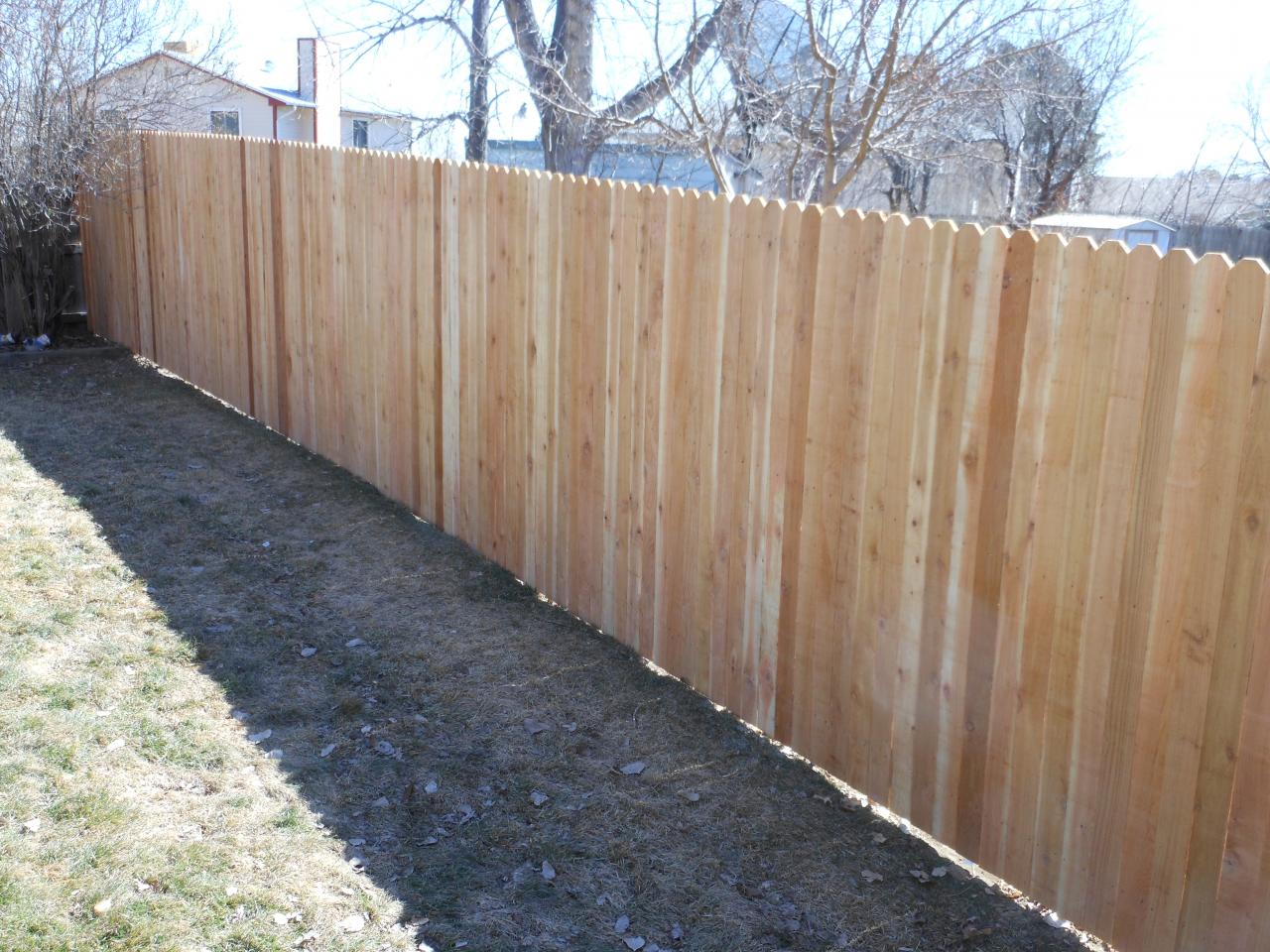 beautiful wood fence