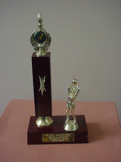 My first trophy - Best & Fairest 1987