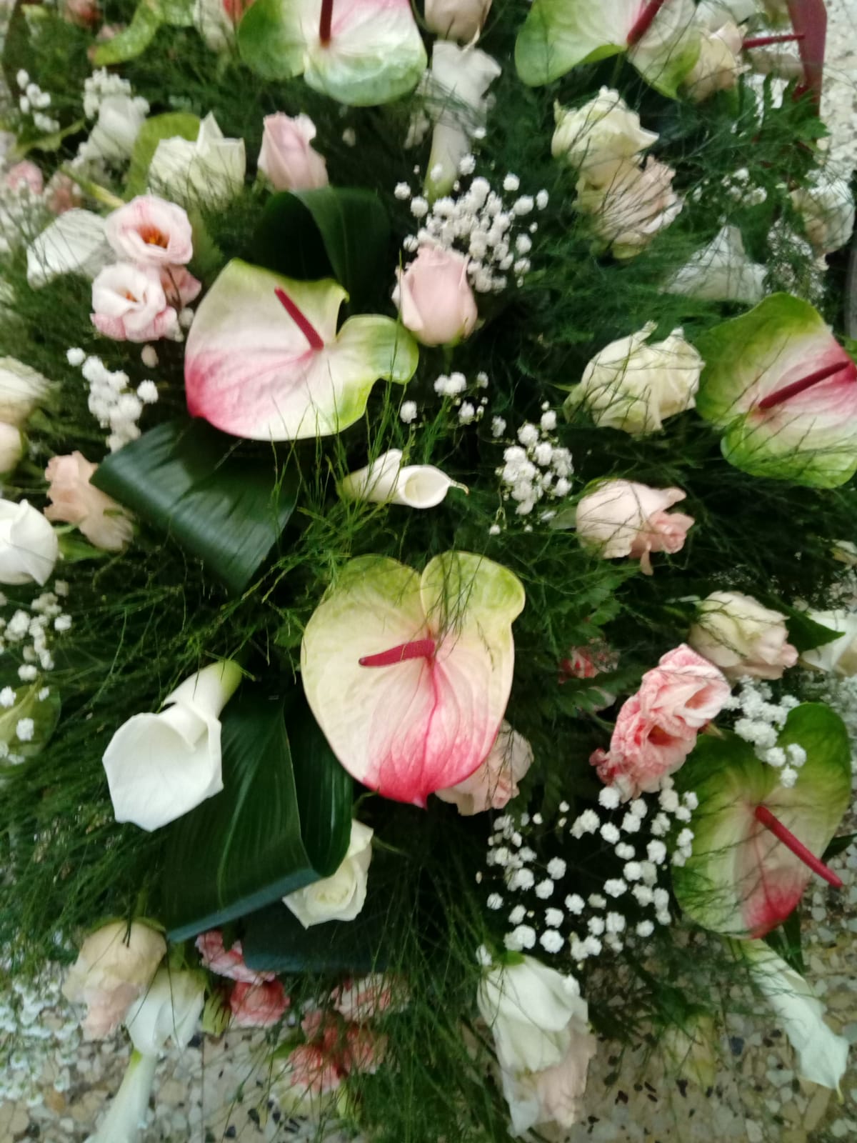 Dettaglio allestimento floreale