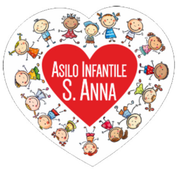 Un cartello a forma di cuore per asilo infantile s. anna