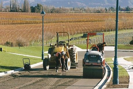 Road excavation in Blenheim