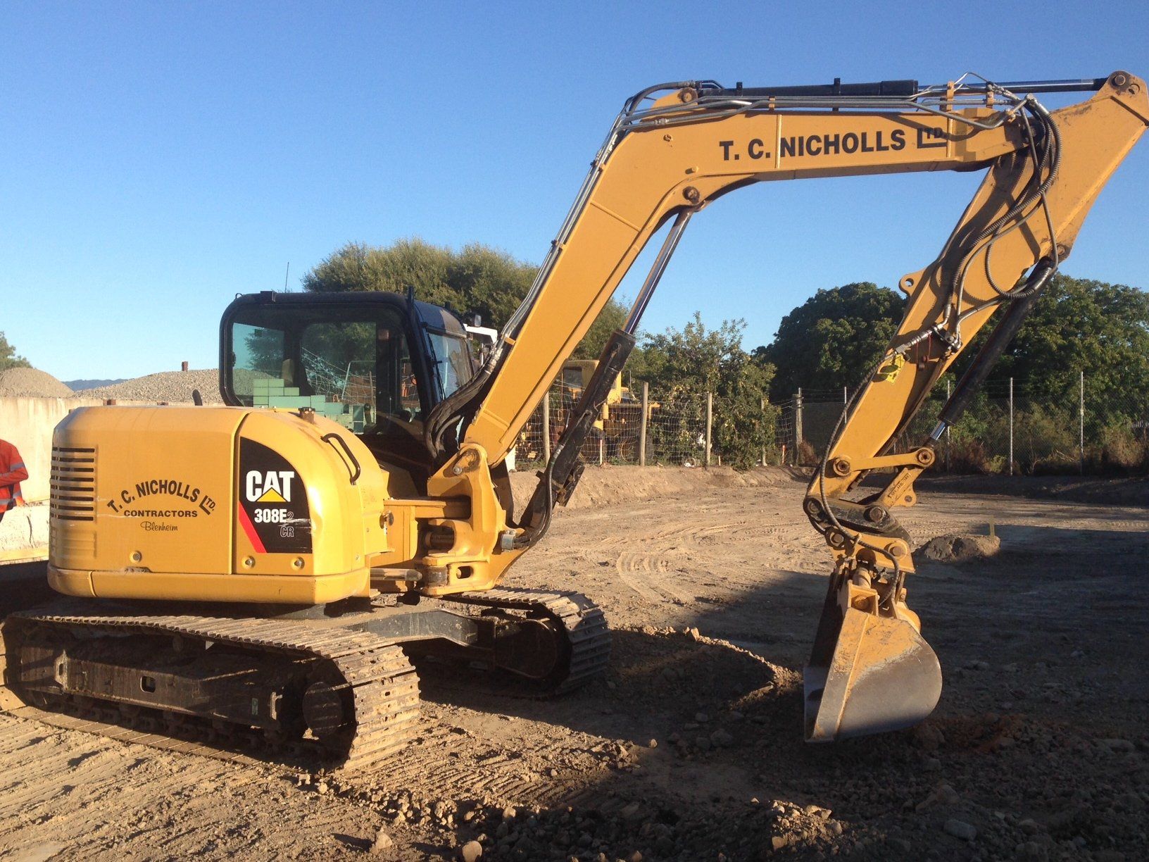 Side View of a T C Nicholls Ltd Buldozer