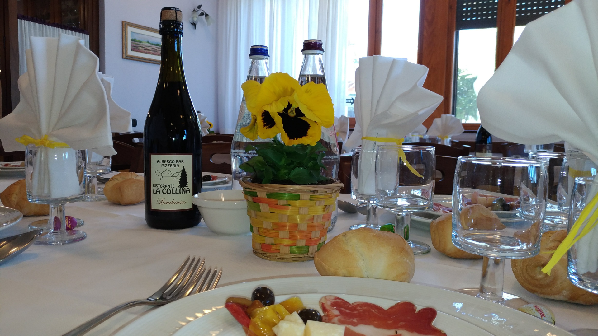 Ampia sala per cene ed eventi