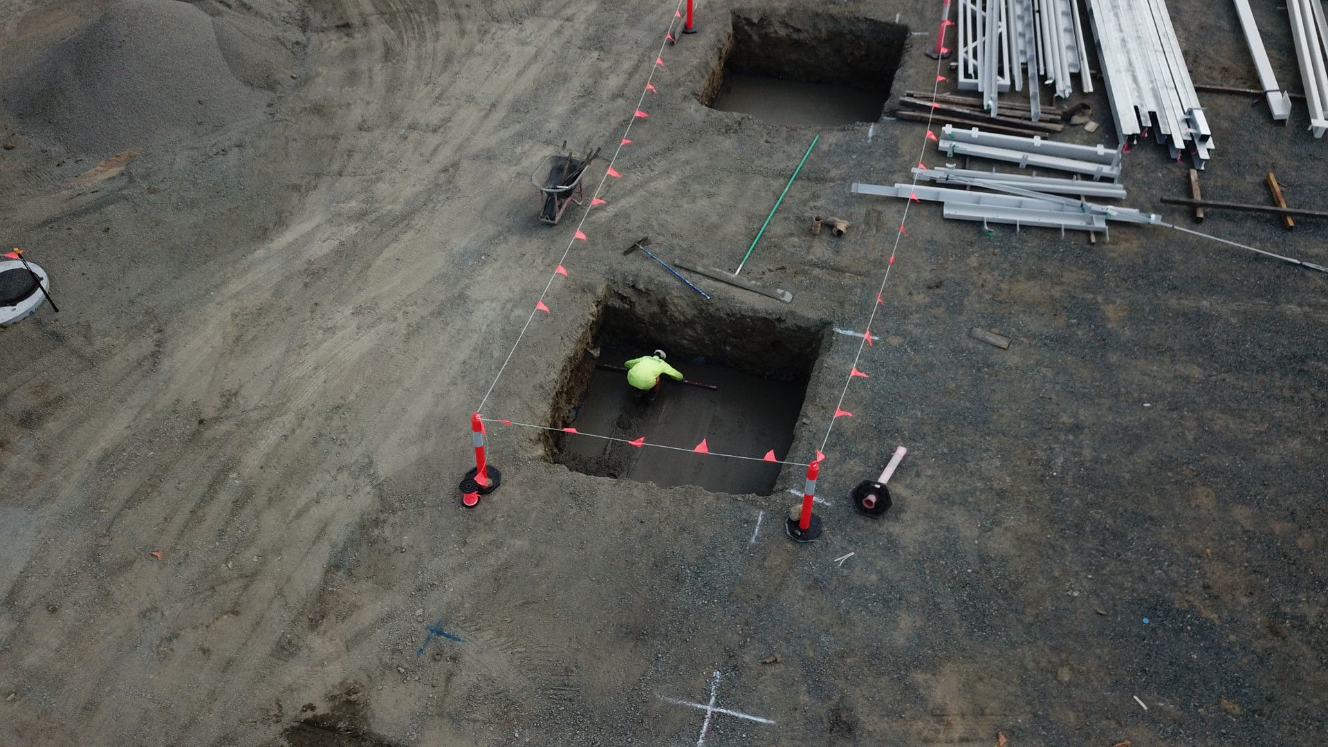 Truck Towing an Excavator — Mass Construction Group Australia Pty Ltd in South Mackay, QLD