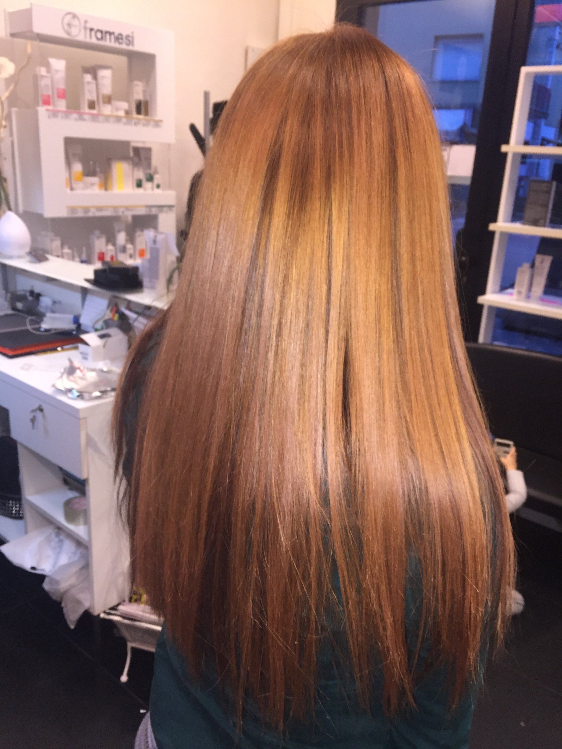 Capelli lisci castani