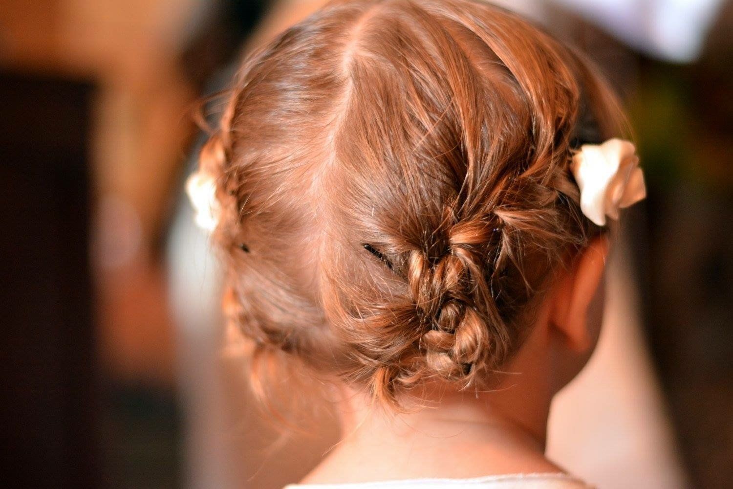 Acconciatura da cerimonia per bambine