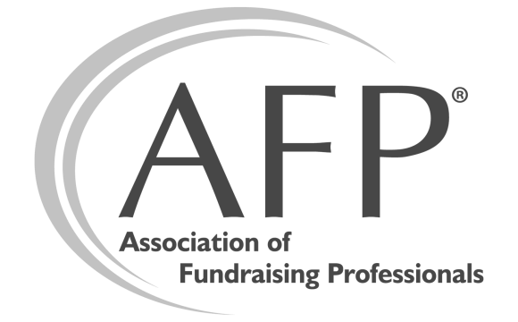 The logo for the association of fundraising professionals