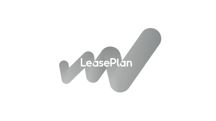 The logo for leaseplan is a gray swirl on a white background.