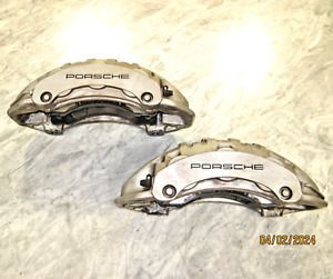 porsche panamera left and right front brembo brake calipers