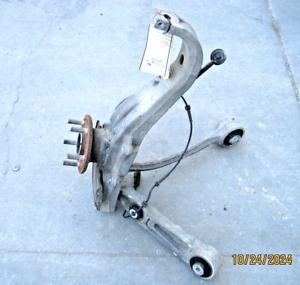 tesla model s left front spindle knee assembly rear wheel