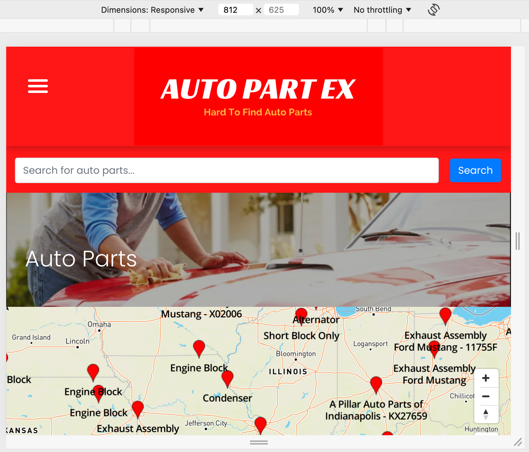 auto part ex responsive design upgrades