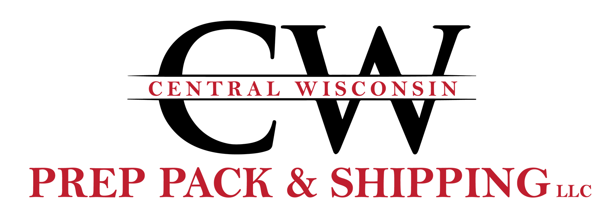 A logo for central wisconsin prep pack and shipping llc