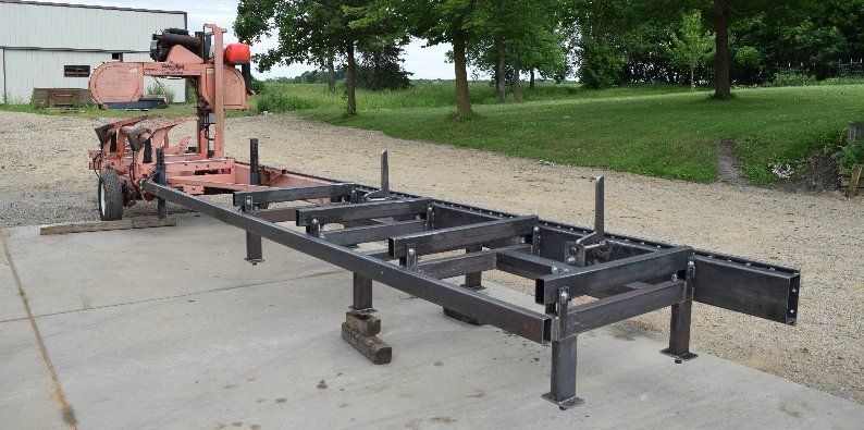 12-foot bed extension for Wood-Mizer portable sawmill