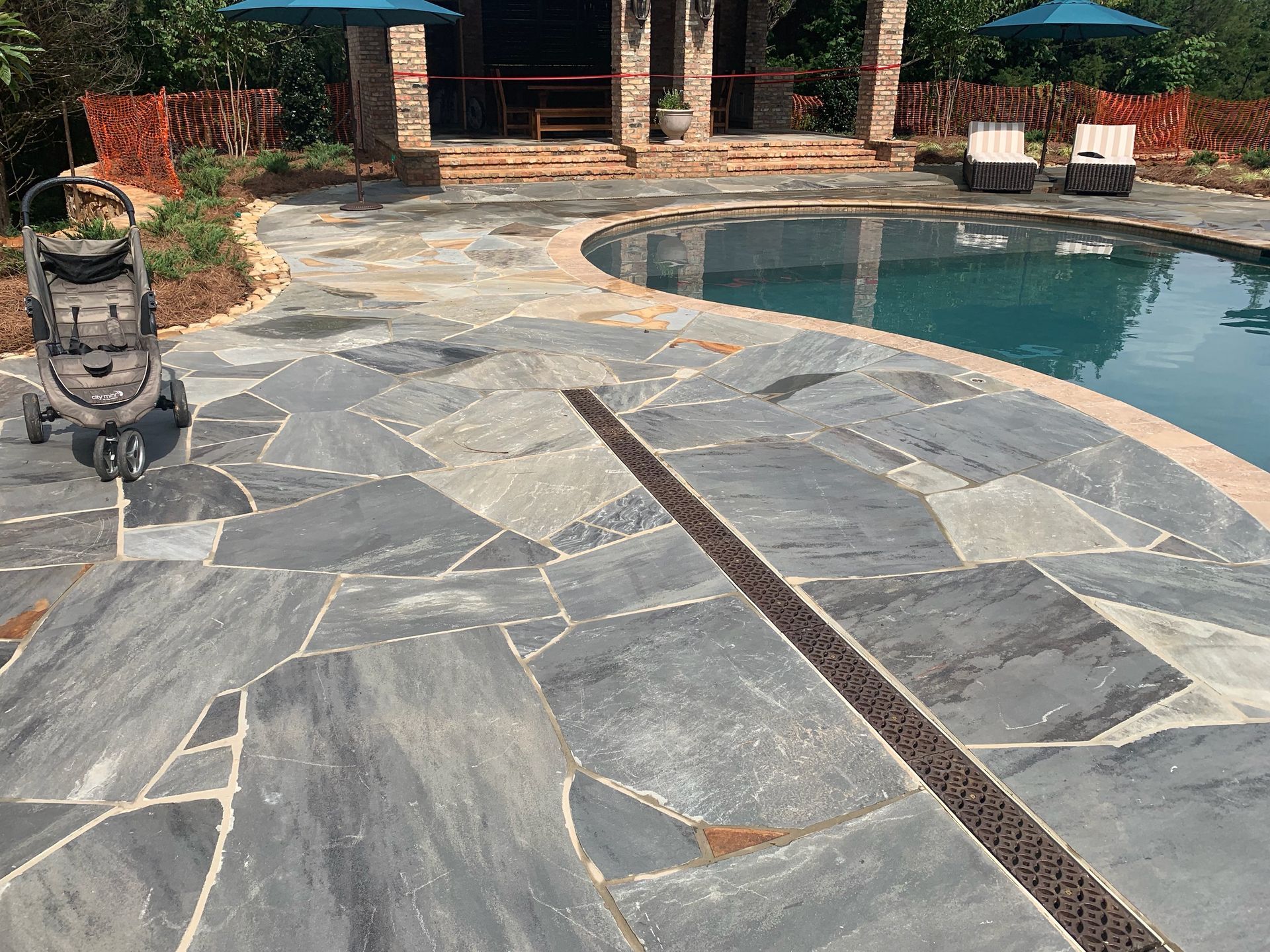 Stone Pool Decks in Tupelo, MS