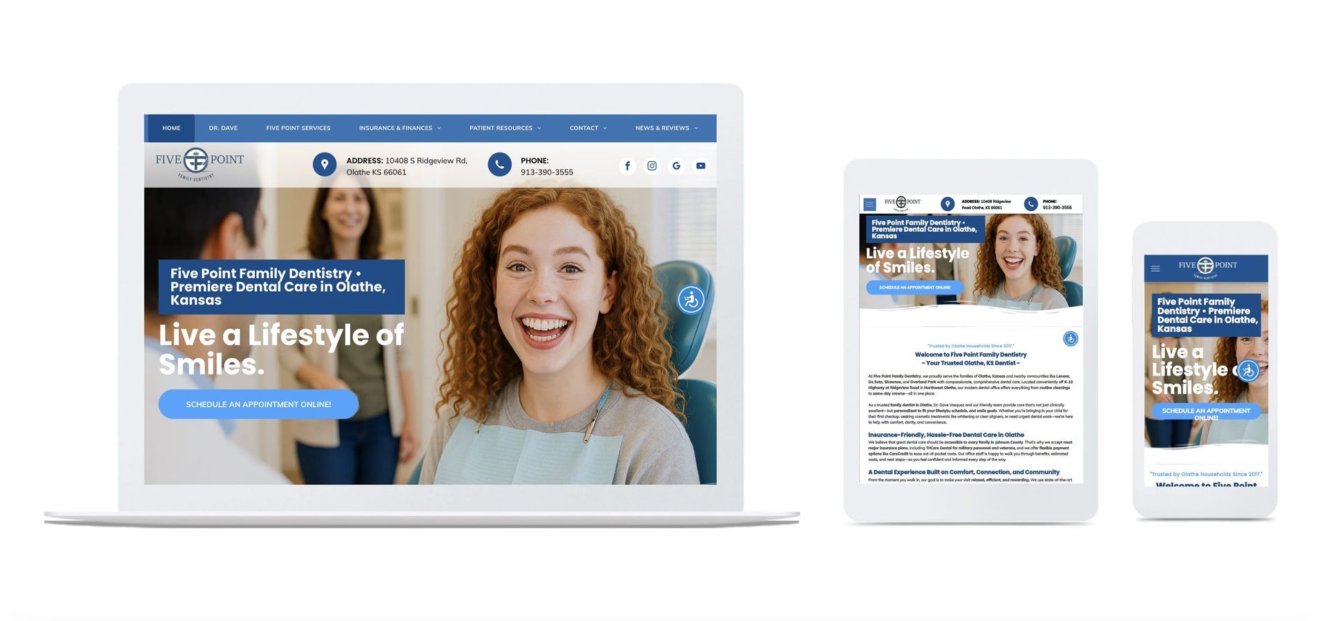 Wildfire Group Customer Website Preview