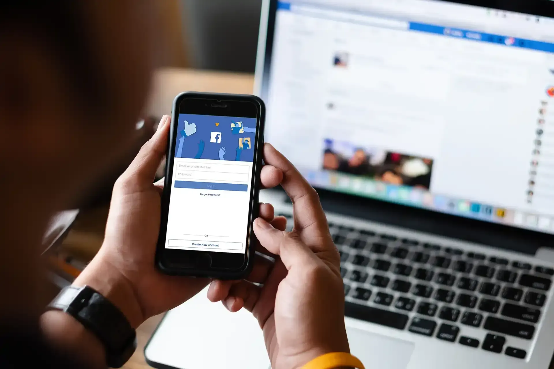 social media website design