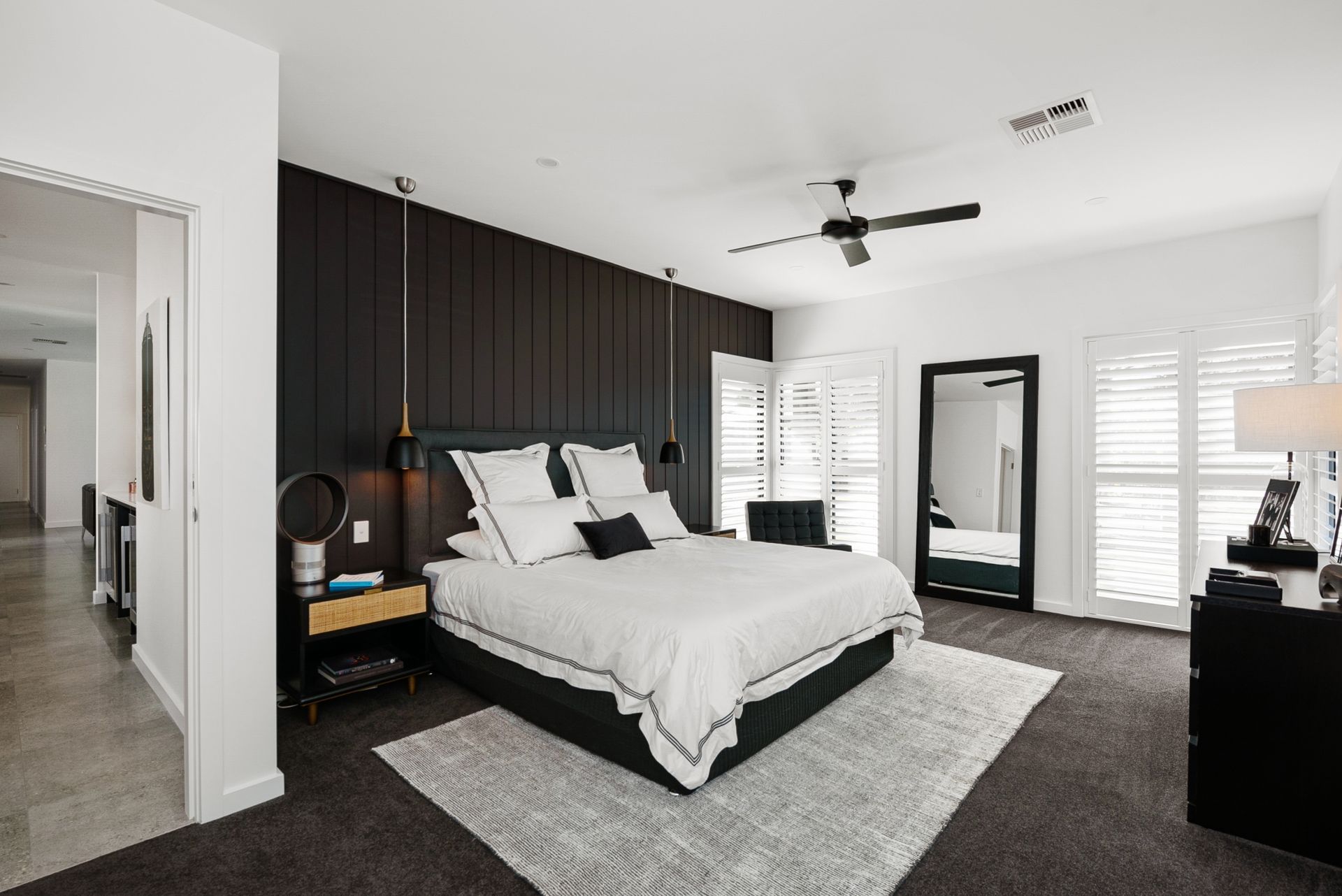 Bedroom of the hunter lodge