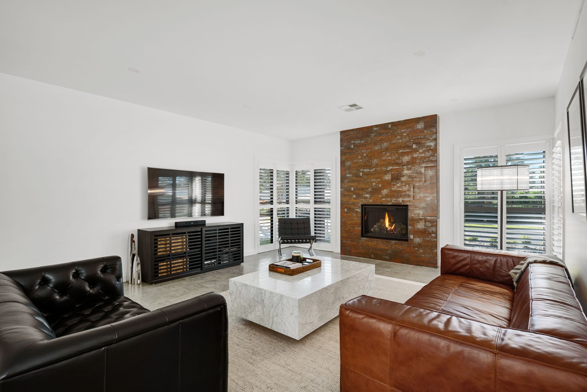 Lounge room of the hunter lodge