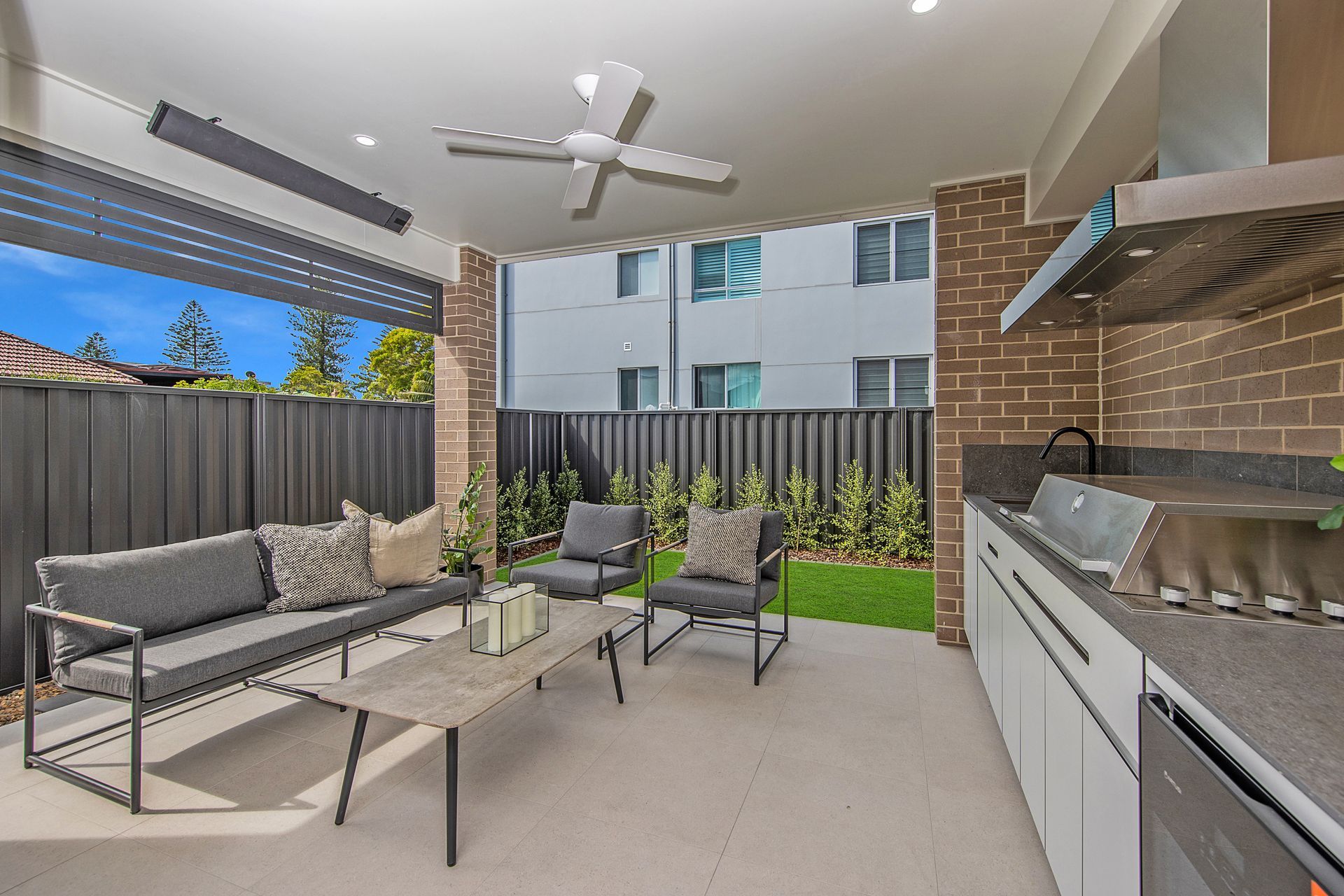 Outdoor area of Inner City Duplex