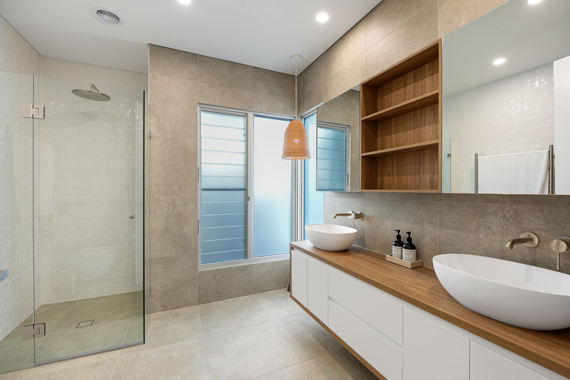 Bathroom of British Charm with Contemporary Comfort