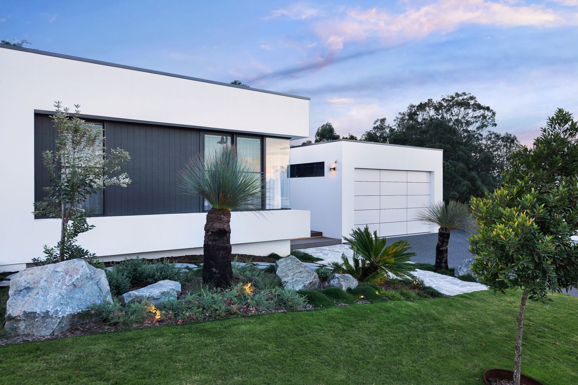 Exterior of Mid Century Home