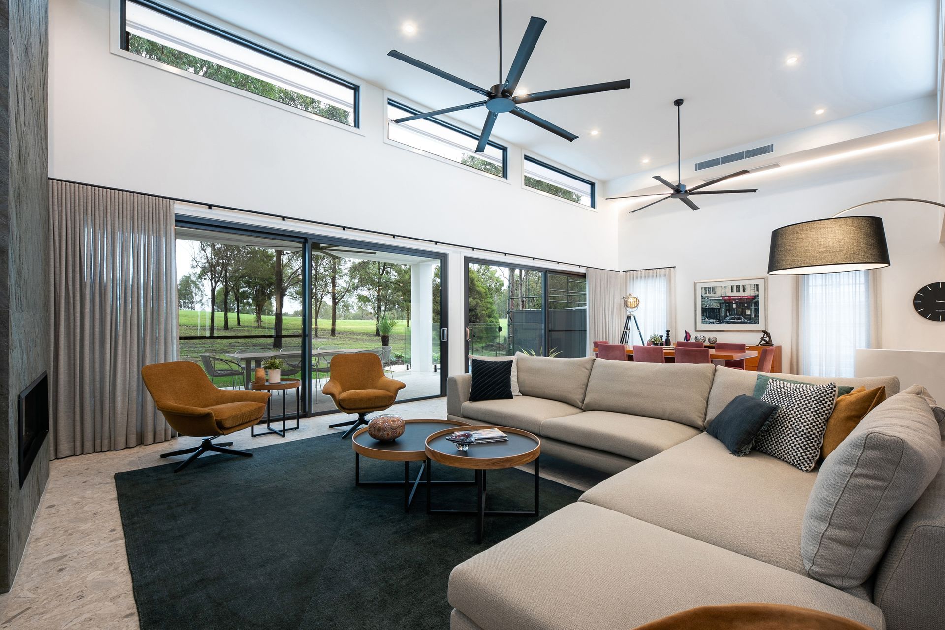 Lounge room of Mid Century Home