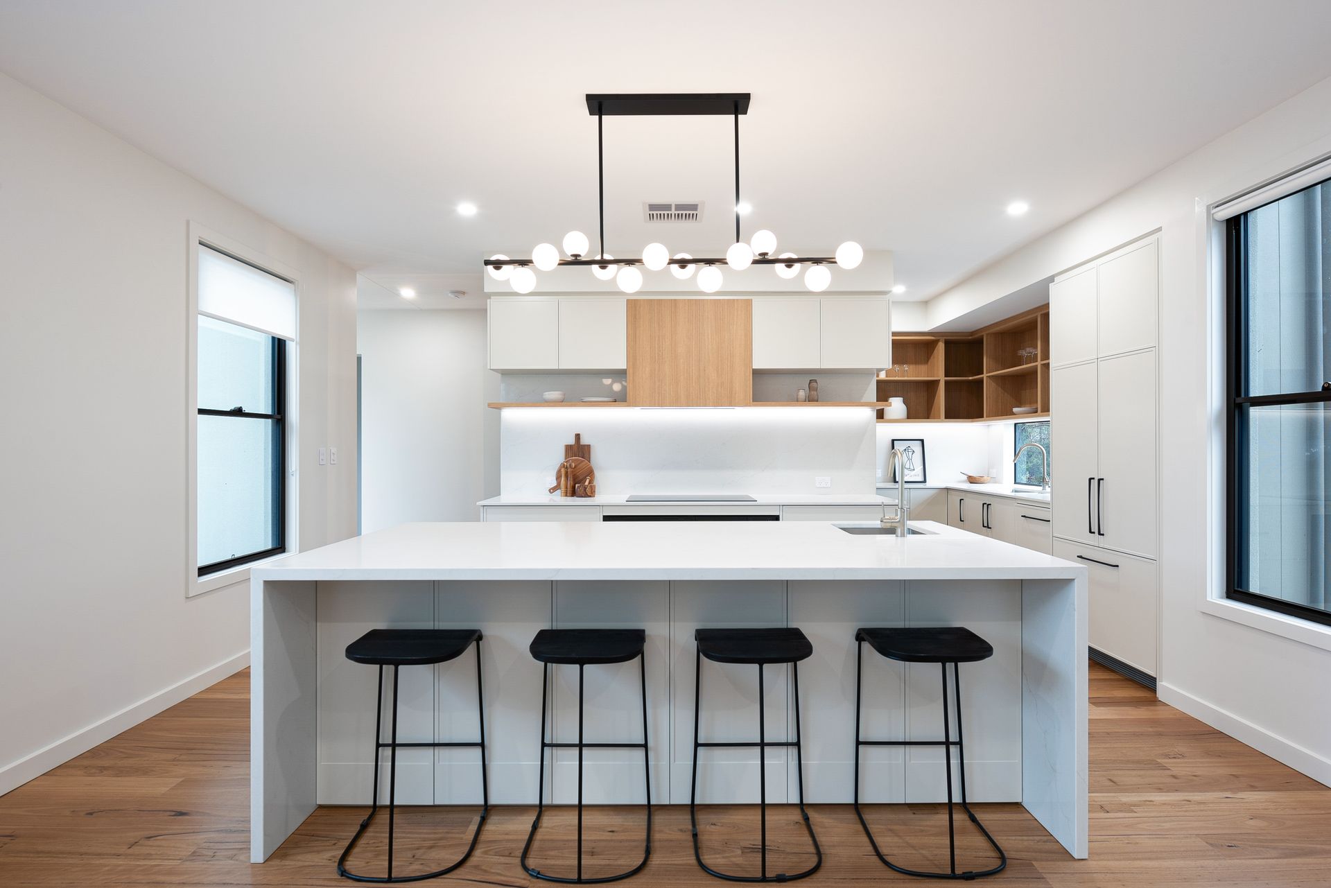 Kitchen of Contemporary Luxury Living