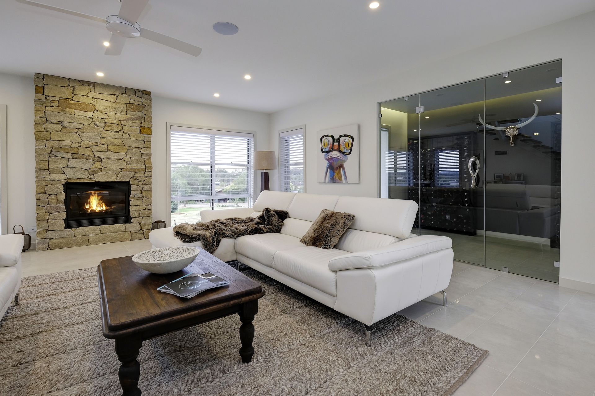 Living room of outstanding acreage