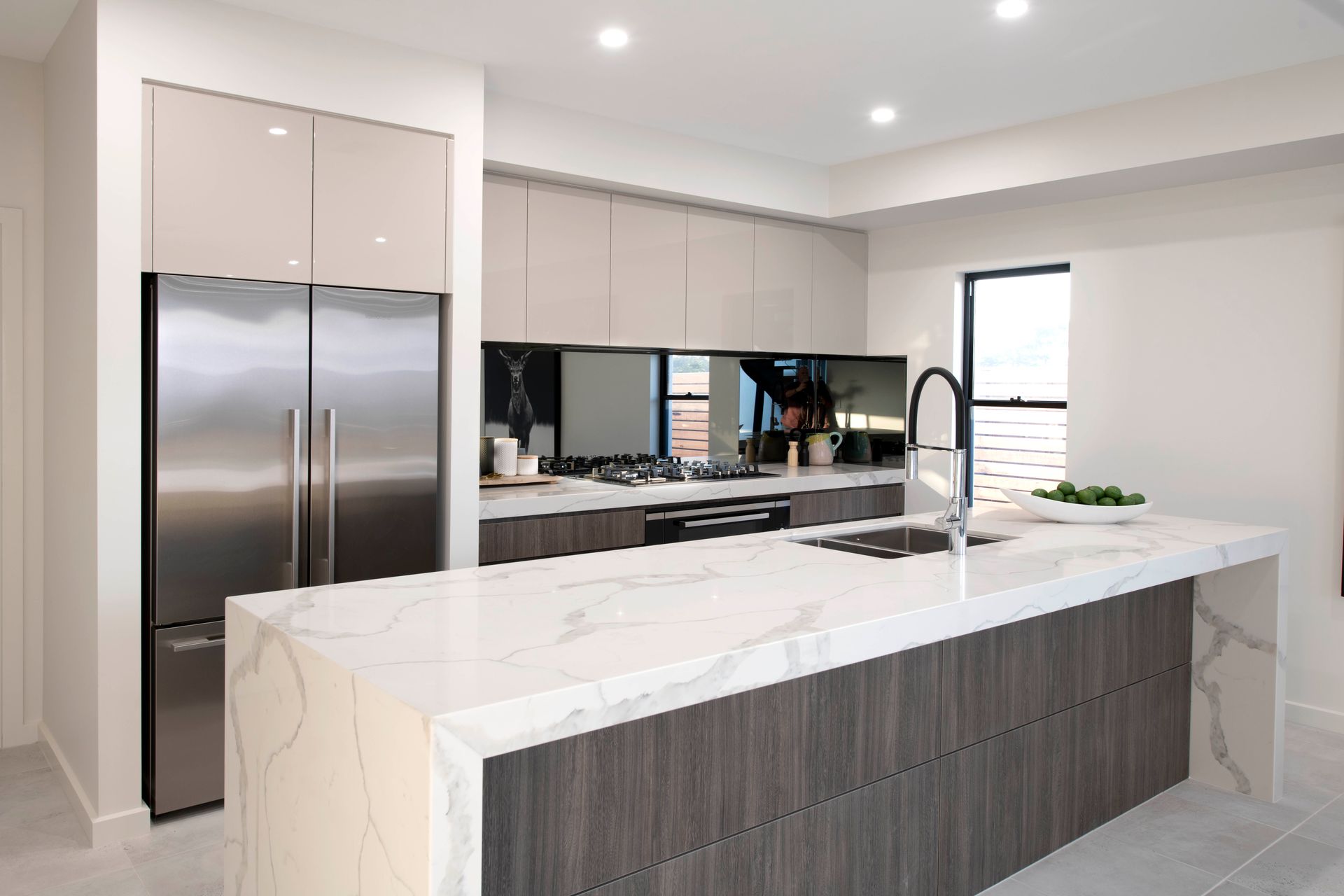 Kitchen of lake speculative home