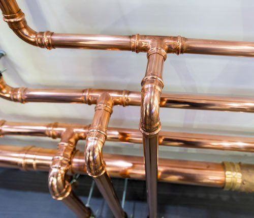Copper pipelines
