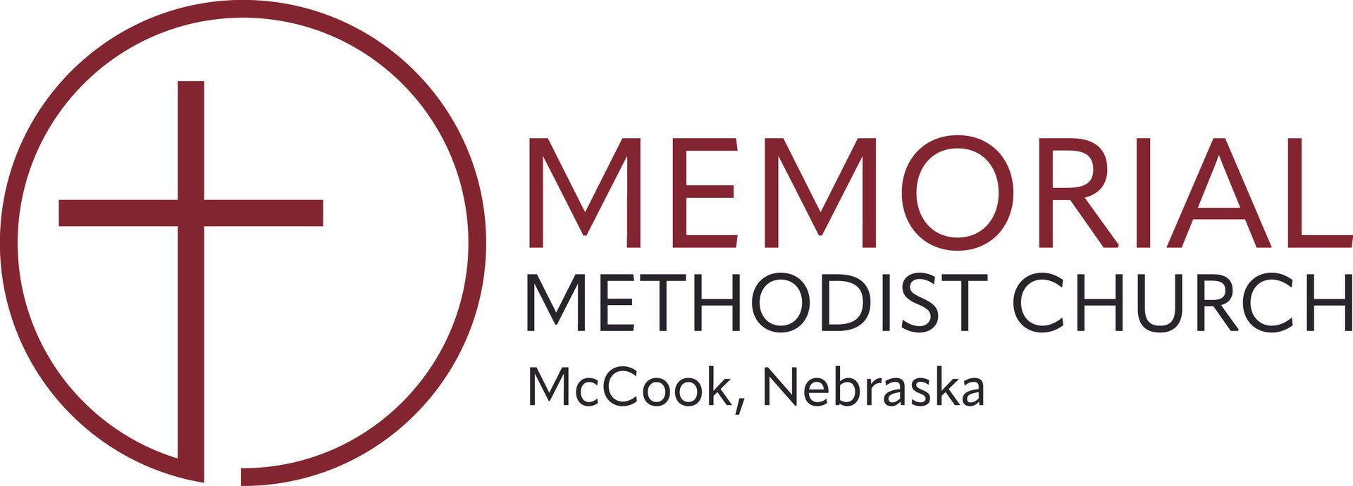 The logo for the Memorial Methodist Church in McCook, Nebraska.