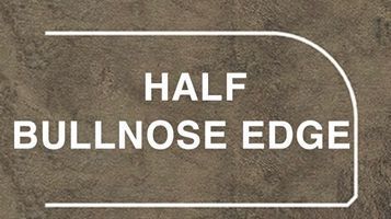 Half bullnose edge