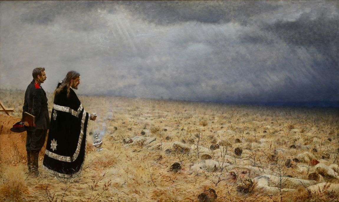 Wassilij W. Wereschtschagins „Die Besiegten“ (1878/79). Foto: Frank M. Lütze.