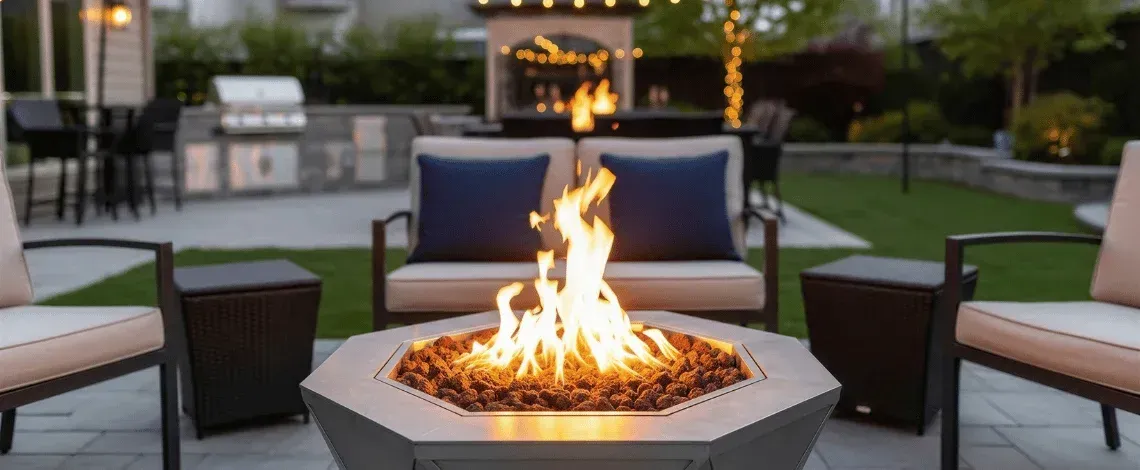 built in fire pit design minneapolis mn