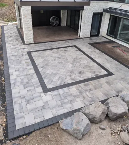 Custom patio design and construction in Loretto MN