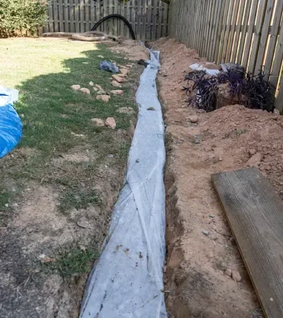 Yard drainage solutions in Loretto MN