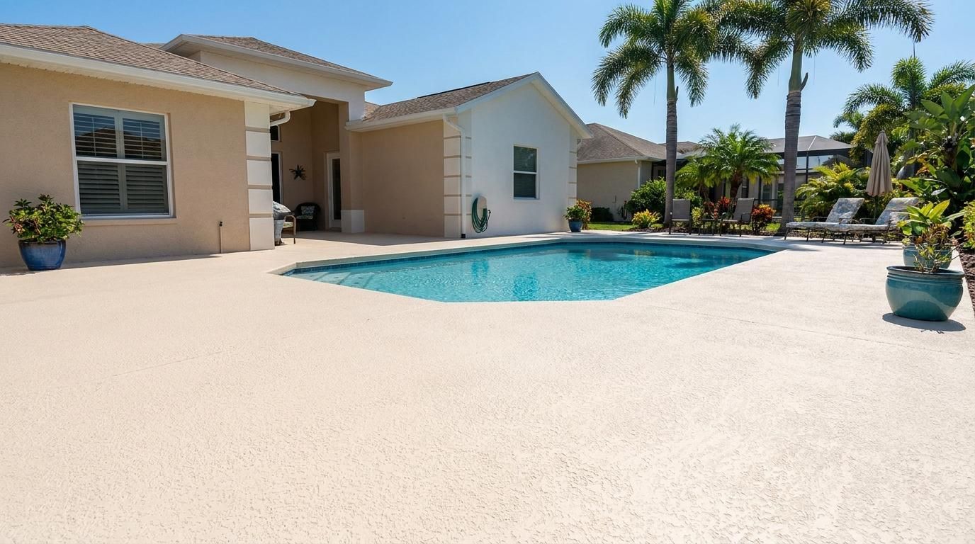 Cool deck coating, the coolest pool deck surface underfoot
