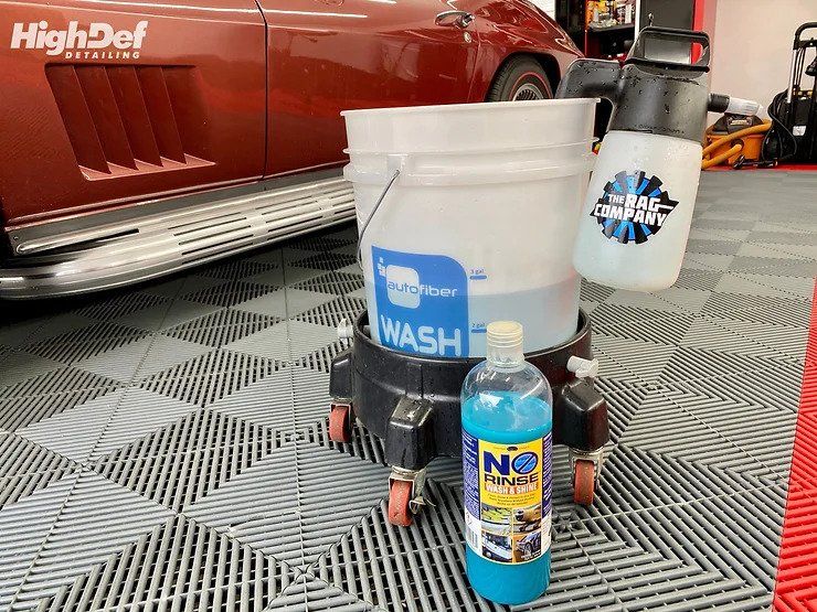 Bucket of Cleaning Product