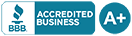 BBB Accredited Business A+ Rating