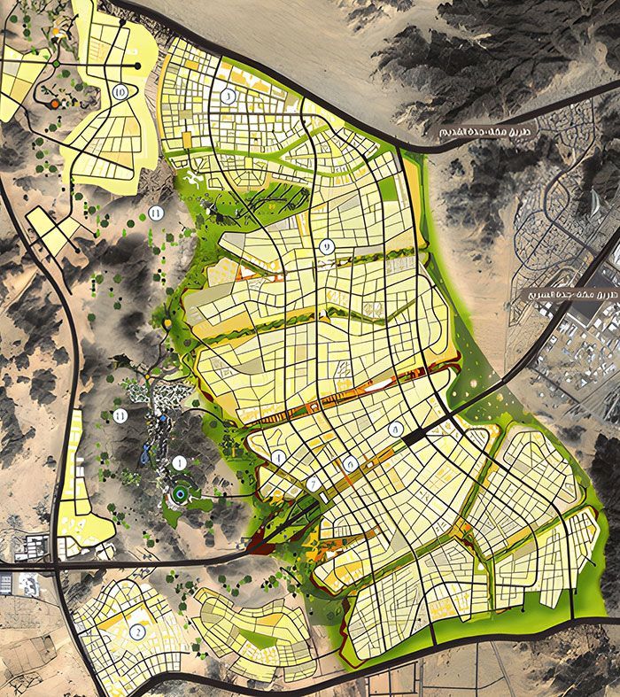 Bawabat Makkah is a huge development initiative to transform the western suburb of Mecca into a comprehensive urban destination, it includes a national park, residential and commercial districts, financial zones, and a dedicated neighborhood for conferences, a city within a city.