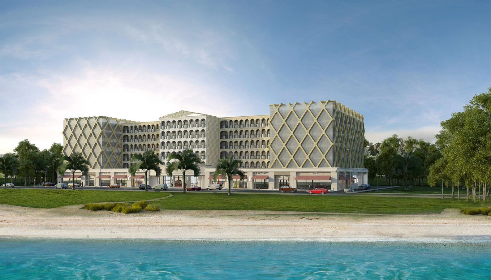 Ocean House is a dynamic destination in Dar es Salaam with prime coastal location on the Indian Ocean and next to the golf course, it has a commercial center, office spaces, a hotel, and residences.
