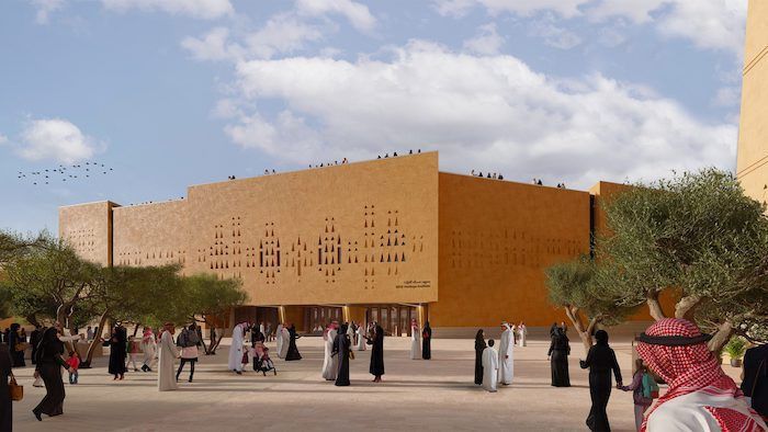 Zaha Hadid Architects begins construction on its first adobe building in Diriyah
