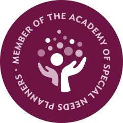 Member badge of the Academy of Special Needs Planners