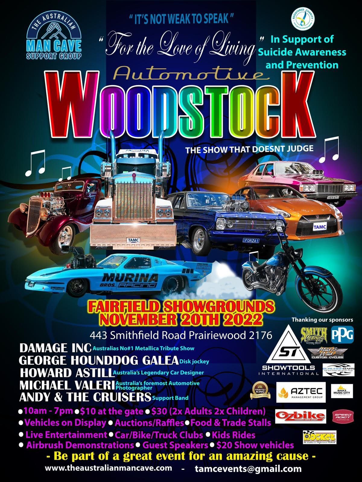AUTOMOTIVE WOODSTOCK by The Australian MAN CAVE