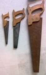 assortment of hand saws