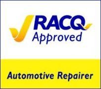 racq approved auto repairer logo