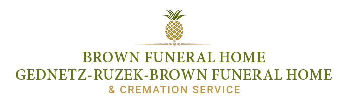 Gednetz-Ruzek & Brown Funeral Home and Cremation Service Logo