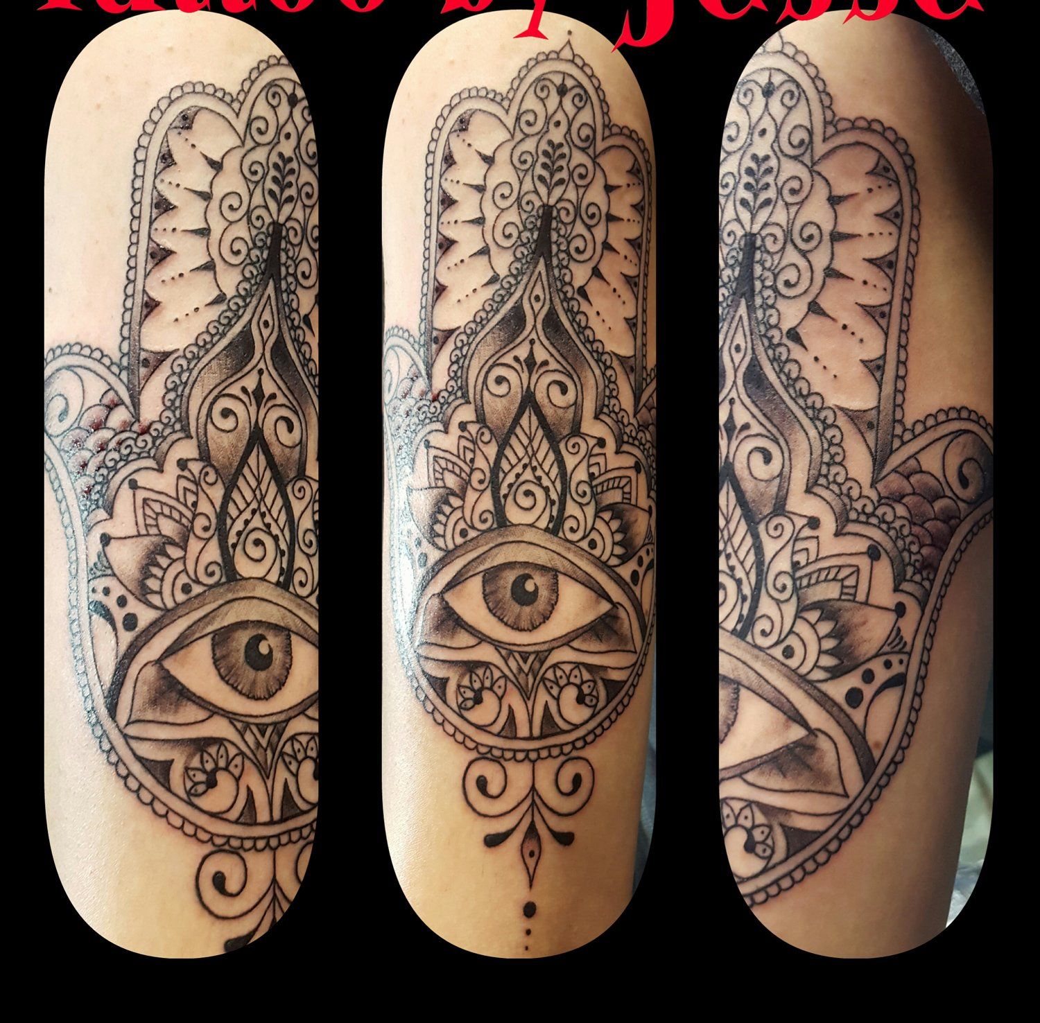 Jess Palm With Eye — San Antonio, TX — Skin Graphics Tattoos & Body Piercing